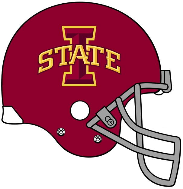 Iowa State Cyclones 2008-Pres Helmet Logo iron on transfers for fabric